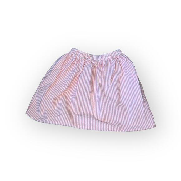 Crewcuts Pink Seersucker Skirt - Picture 3 of 6